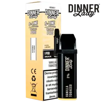 Dinner Lady S-Line Pod Vanilla Tobacco 20 mg