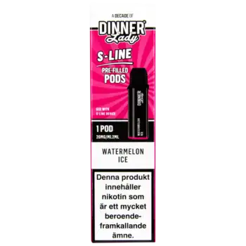 Dinner Lady S-Line Pod Watermelon Ice 20 mg