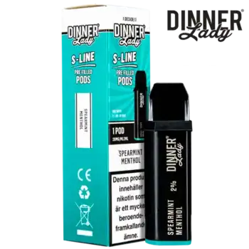 Dinner Lady S-Line Pod Spearmint Menthol 20 mg