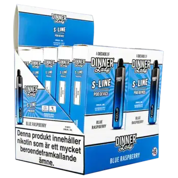Dinner Lady S-Line Pod Kit Blue Raspberry 20 mg
