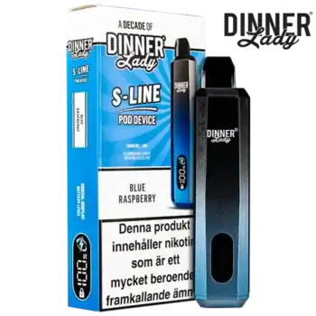Dinner Lady S-Line Pod Kit Blue Raspberry 20 mg