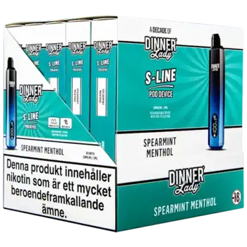 Dinner Lady S-Line Pod Kit Spearmint Menthol 20 mg