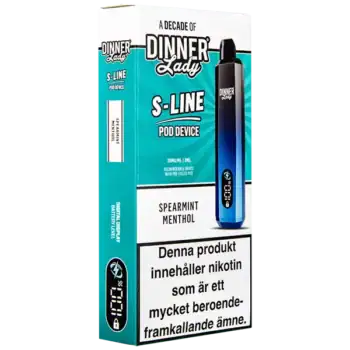 Dinner Lady S-Line Pod Kit Spearmint Menthol 20 mg