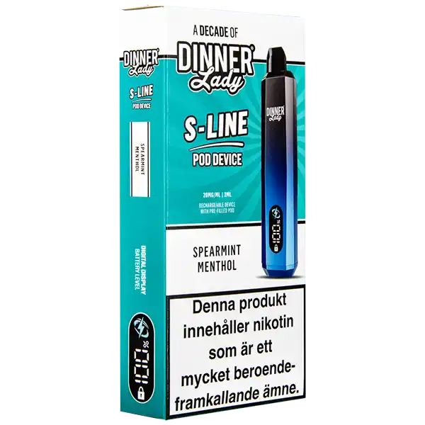 Dinner Lady S-Line Pod Kit Spearmint Menthol 20 mg