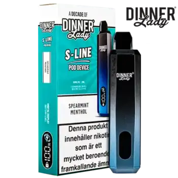 Dinner Lady S-Line Pod Kit Spearmint Menthol 20 mg