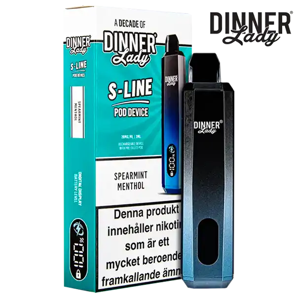 Dinner Lady S-Line Pod Kit Spearmint Menthol 20 mg