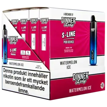 Dinner Lady S-Line Pod Kit Watermelon Ice 20 mg