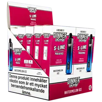Dinner Lady S-Line Pod Kit Watermelon Ice 20 mg