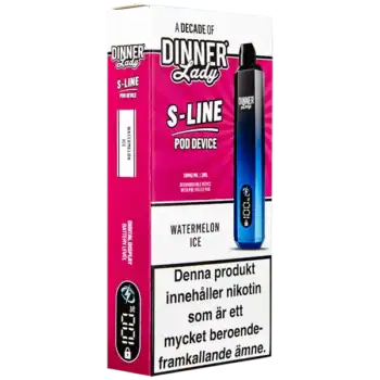 Dinner Lady S-Line Pod Kit Watermelon Ice 20 mg