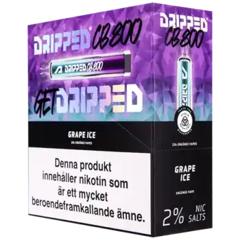 Dripped Crystal Bar Grape Ice 20 mg