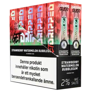 Dripped Crystal Bar Strawberry Watermelon Bubblegum 20 mg