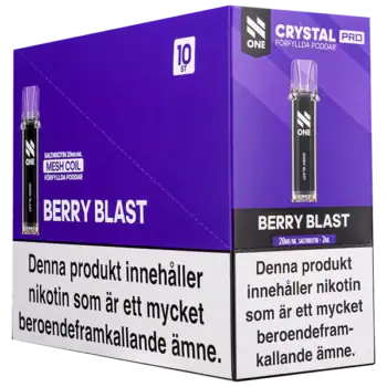 N One Crystal PRO Pod Berry Blast 20 mg