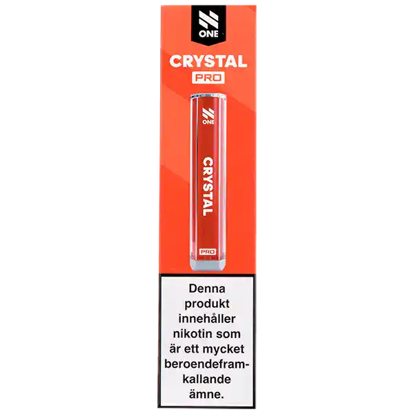 N One Crystal PRO Batteri Röd