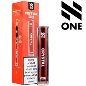 N One Crystal PRO Batteri Röd
