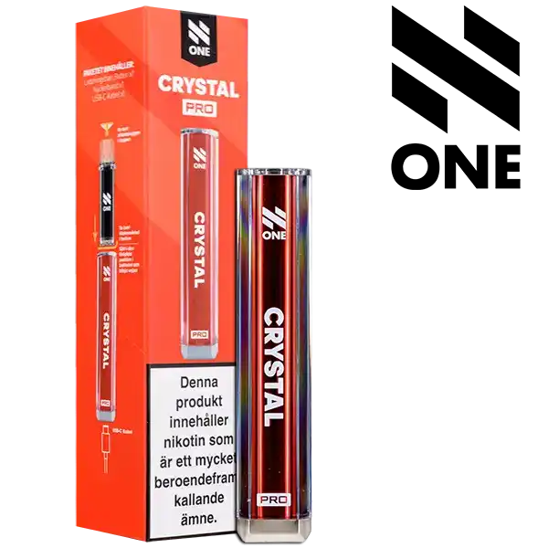 N One Crystal PRO Batteri Röd