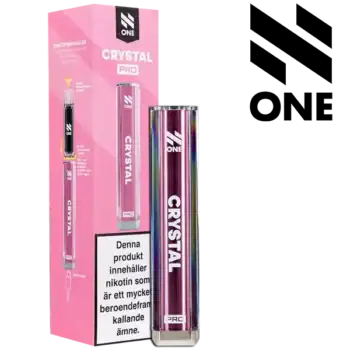 N One Crystal PRO Batteri Rosa