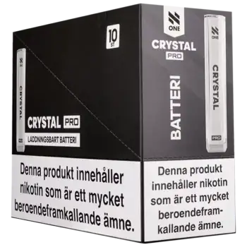 N One Crystal PRO Batteri Vit