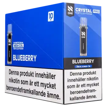 N One Crystal PRO Pod Blueberry 20 mg