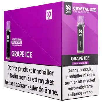 N One Crystal PRO Pod Grape Ice 20 mg