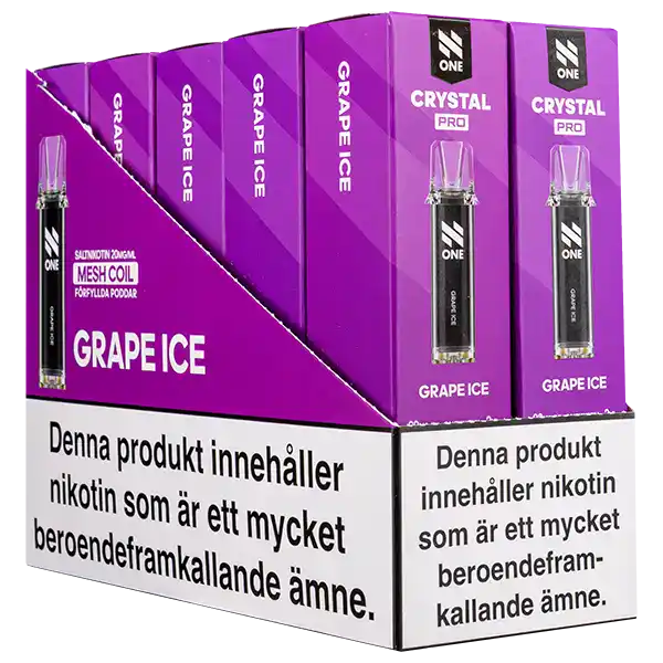 N One Crystal PRO Pod Grape Ice 20 mg