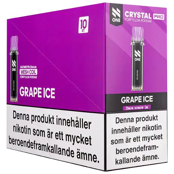 N One Crystal PRO Pod Grape Ice 20 mg