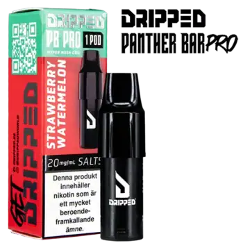 Dripped Panther Bar Pro Pod Strawberry Watermelon
