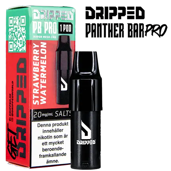 Dripped Panther Bar Pro Pod Strawberry Watermelon