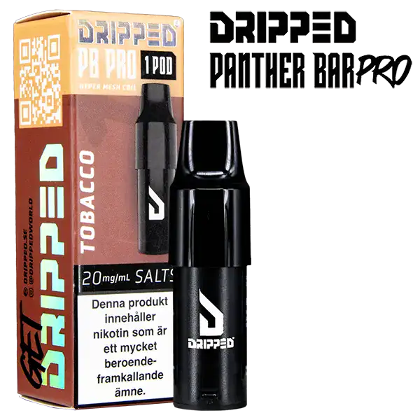 Dripped Panther Bar Pro Pod Tobacco