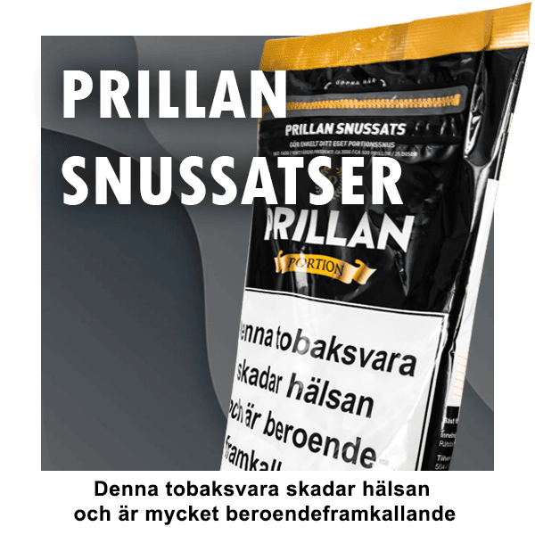 Prillan Snussats Banner
