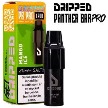 Dripped Panther Bar Pro Pod Mango Ice