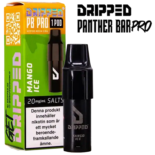 Dripped Panther Bar Pro Pod Mango Ice