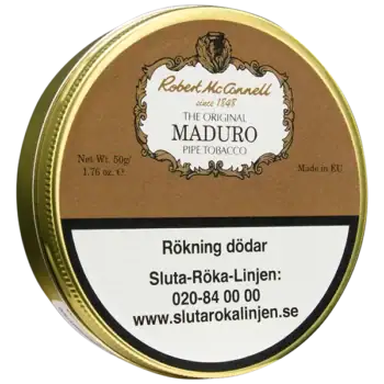 Robert McConell Maduro Forpackning Profil