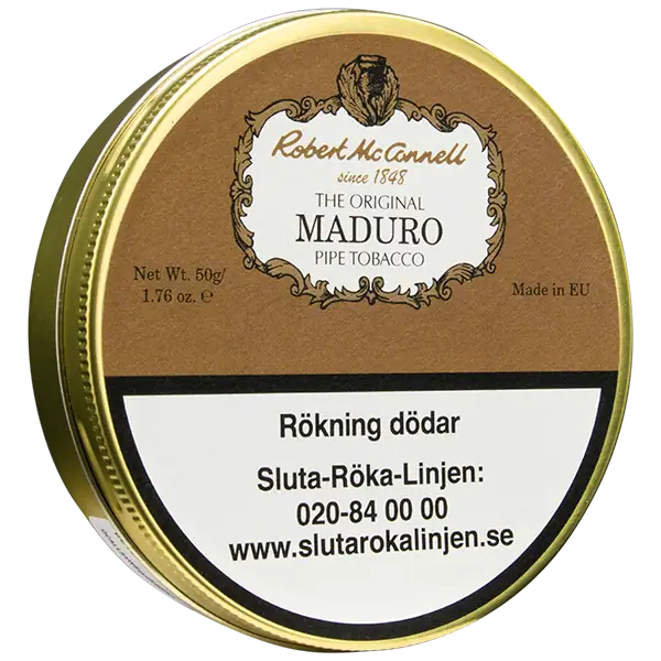 Robert McConell Maduro Forpackning Profil