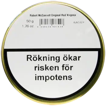 Robert McConnell Red Virginia Forpackning Baksida